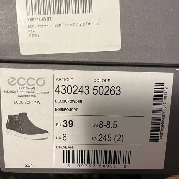 Ecco Soft low cut zip booties - Picture 8 of 8